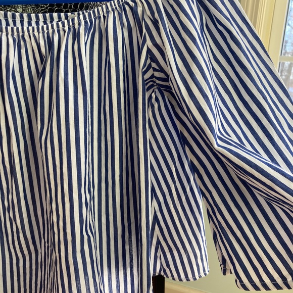 Forever 21 striped off the shoulder top - Picture 6 of 15